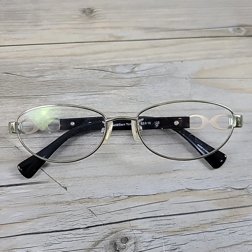 COACH HC5062 Stacy 9099 Gold Dark Tortoise Eyeglasses Frames‎ Only 52-16-135